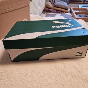 Puma Classic Green and White Empty Shoe Box Womens 11 Mens 9